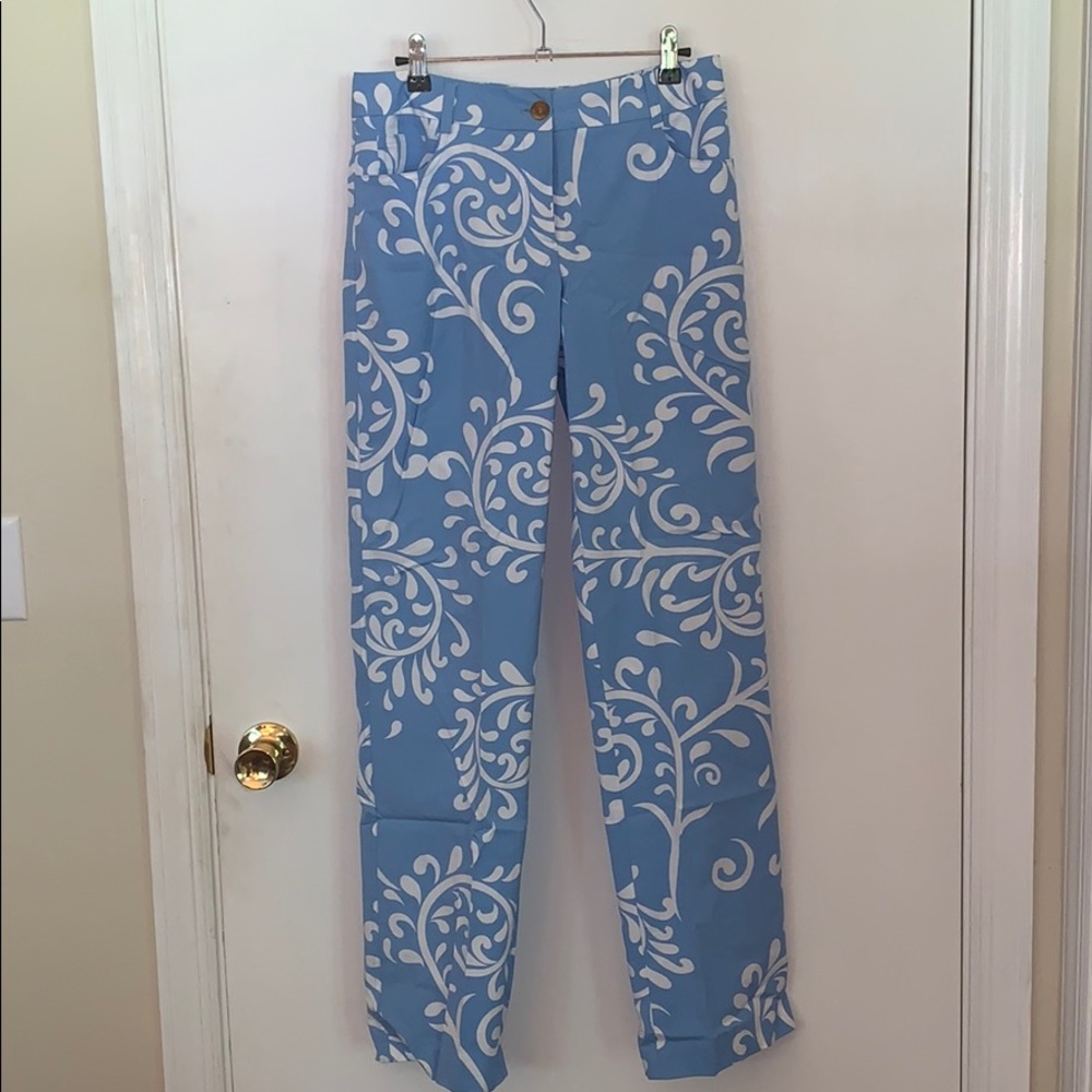 J. McLaughlin patterned Capri pant